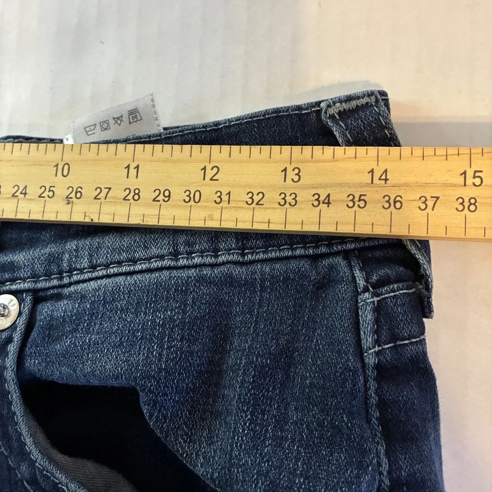 True Religion Rocco Relaxed Skinny Jeans Dark Wash Blue Size 28X31 Mens Denim